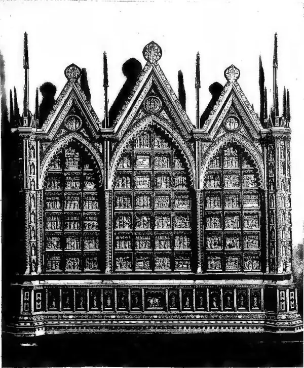TRIPTYCH IN CARVED BONE (1400-1409). Pavia, Sacristy of the Certosa.