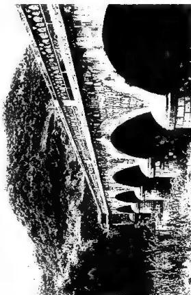 a) THE CASTLE OF FASILIDAS BEFORE RESTORATION. b) BRIDGE OVER THE MILLÈ DESSIÈ RIVER. c) VIEW OF THE HOUSING FOR I.N.F.A.I.L. EMPLOYEES - Addis Ababa. d) CHAPEL OF THE INSTITUTE OF THE CANOSSIAN SISTERS, near the pro-cathedral of Addis Ababa.