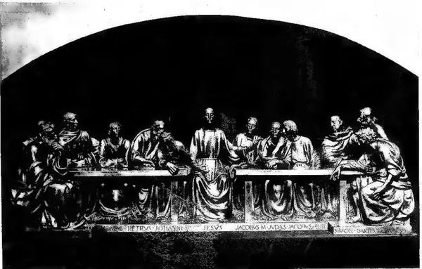 LAST SUPPER: full-round group in silver by Arrigo Minerbi (1930) - Oslo, National Museum.