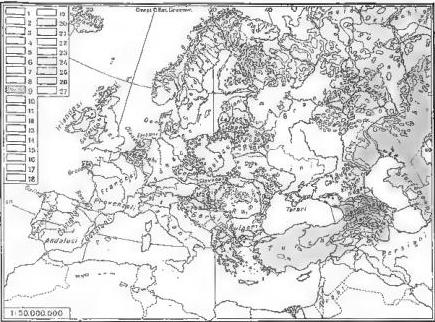 1. Main railways - 2. Main navigable rivers and canals.