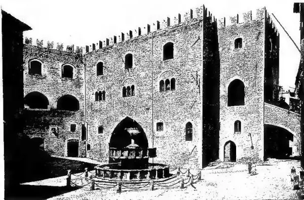 a) PALAZZO DEL PODESTÀ (1255). b) OSPEDALE E CHIESA DI S. MARIA DEL BUON GESÙ (1456).