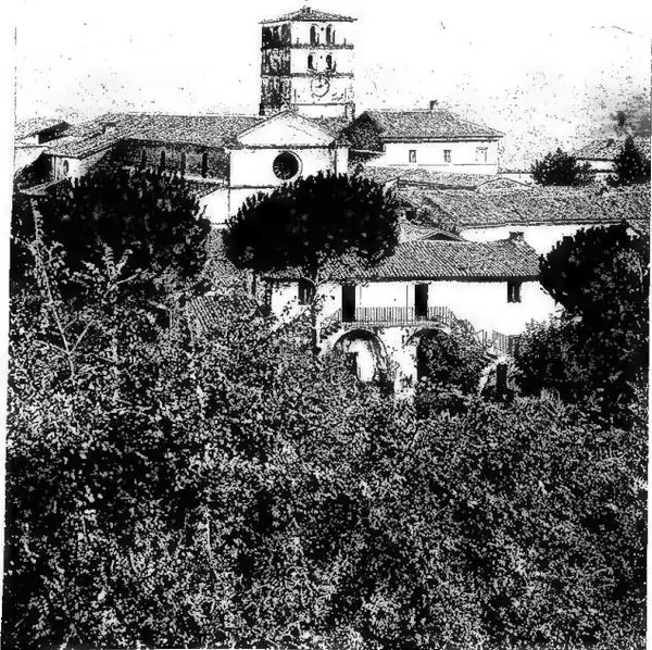 EXTERIOR OF THE ABBEY OF FARFA (12th-13th cent.).