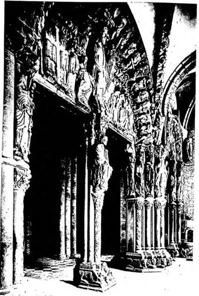 PORTAL CALLED OF GLORY (12th-13th cent.) Santiago, Cathedral.