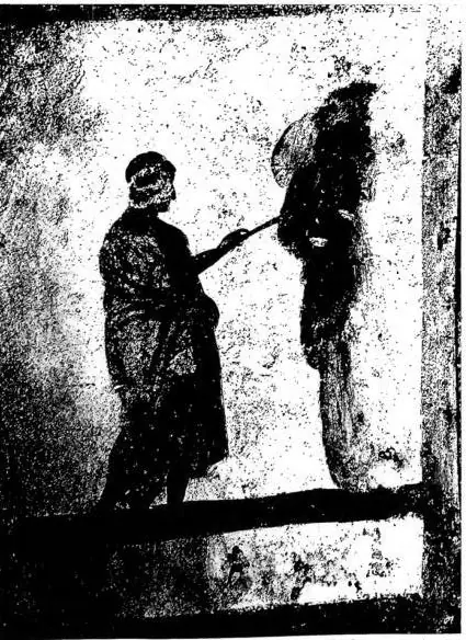MIRACOLO DELLA MOLTIPLICAZIONE DEI PANI Affresco della fine del sec. III - Roma, cimitero dei Giordani. MIRACOLO DELLA SORGENTE Affresco della fine del sec. III - Roma, cimitero dei Giordani.