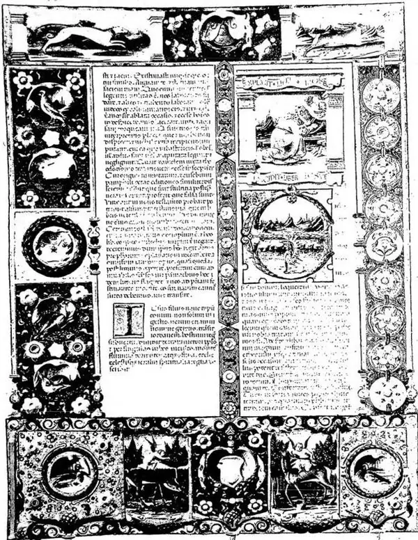 INCIPIT OF THE BOOK OF JOSHUA Bible of Borso d'Este (1455-61) vol. I, f. 88v - Modena, Biblioteca Estense.