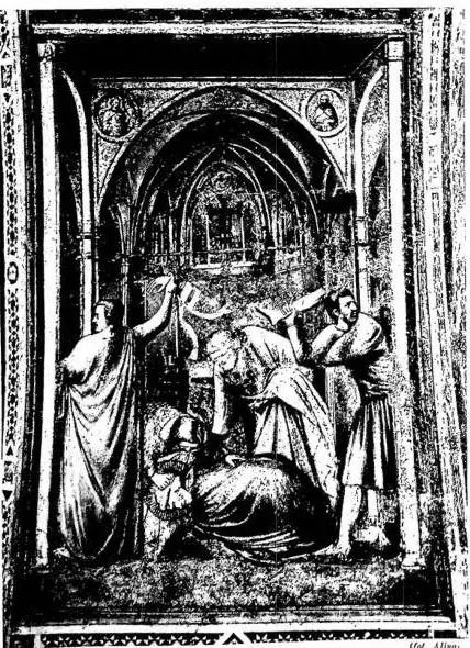 MARTYRDOM OF ST. STANISLAUS OF CRACOW Giotto style (14th cent.) - Assisi, lower church of St. Francis.
