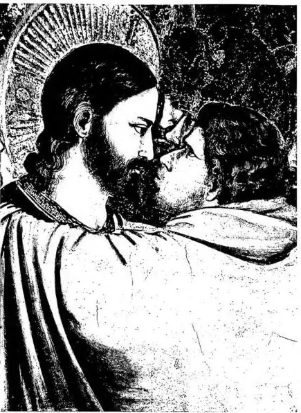 ST. STEPHEN Florence, Museo Horne. KISS OF JUDAS (detail). Padua, Scrovegni Chapel.