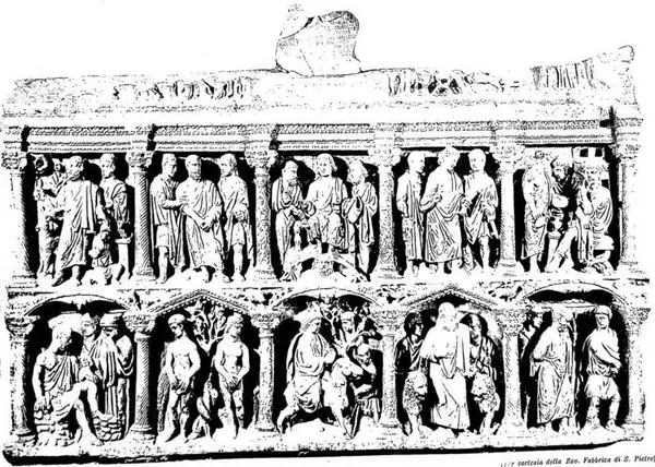 SARCOPHAGUS OF JUNIUS BASSUS (359) - Vatican Grottoes.