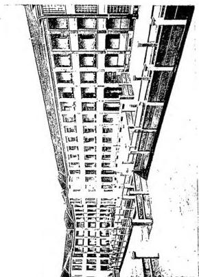 Above left: HOUSE OF ST. BENEDICT COTTOLENGO - Chieri. LITTLE HOUSE OF DIVINE PROVIDENCE: Above right: Pavilion "Buone Figlie e Micheline"; Below left: Laundry. Below right: Infirmary "SS. Angeli Custodi", (children's section).