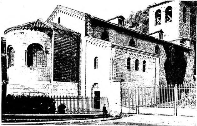 Above: CHURCH OF S. LORENZO, north side (12th cent. with later restorations).