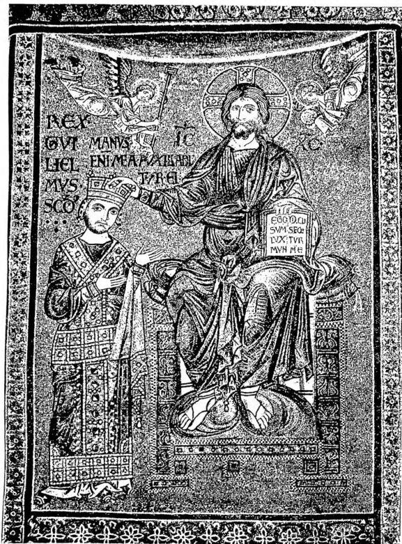 CHRIST ENTHRONED CROWNS KING WILLIAM II.