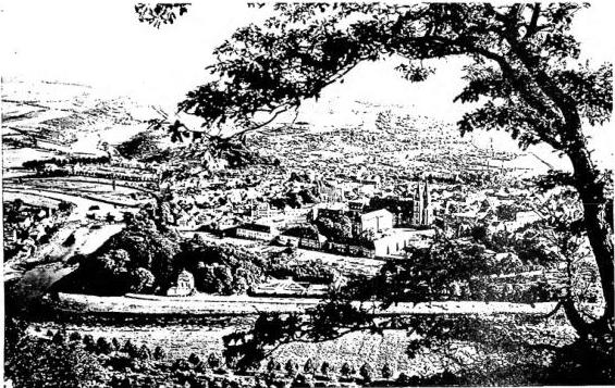 Above: VIEW OF THE BENEDICTINE ABBEY OF ECHTERNACH.