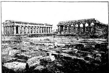 ITALY - Basilica and temple of Neptune - Paestum.