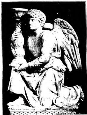 ITALY - Angel candelabrum, sculpture by Michelangelo. Shrine of St. Dominic (1495) - Bologna, church of St. Dominic.