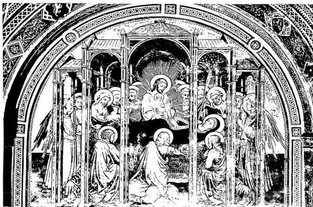 Above: FRESCO BY TADDEO DI BARTOLO (ca. 1410) - Siena, Palazzo Pubblico.