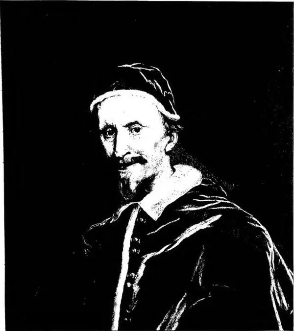 PORTRAIT OF INNOCENT XI. Work by G. B. Gaulli (ca. 1685) - Rome, Galleria dell'Accademia di S. Luca.