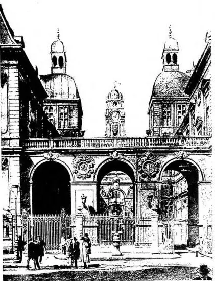 Left: HOTEL DE VILLE. Right: CHAPEL OF THE UNIVERSITY SEMINARY. Architect G. Curtelin.