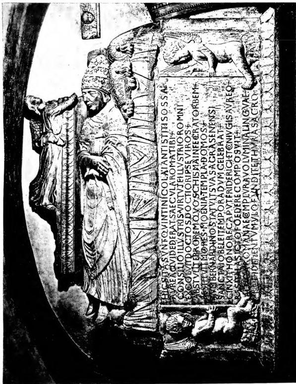 TOMB OF POPE NICHOLAS V - Vatican Grottoes.