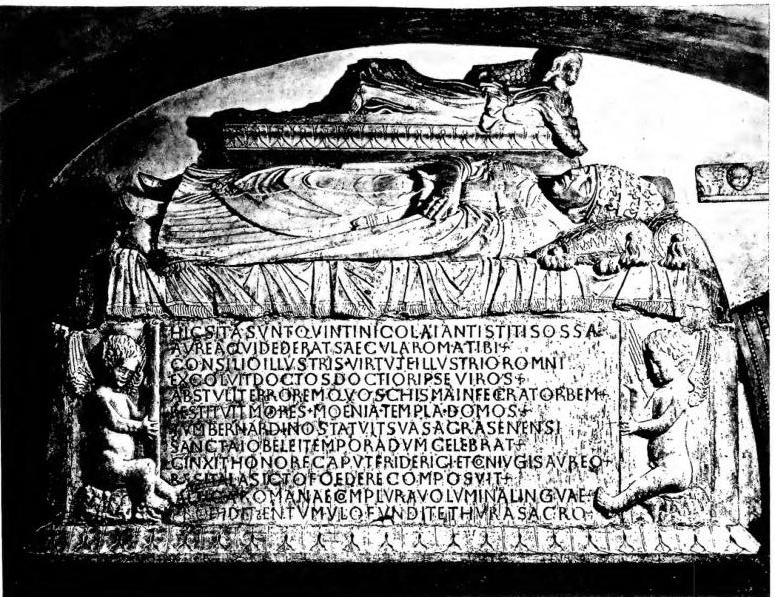 TOMB OF POPE NICHOLAS V - Vatican Grottoes