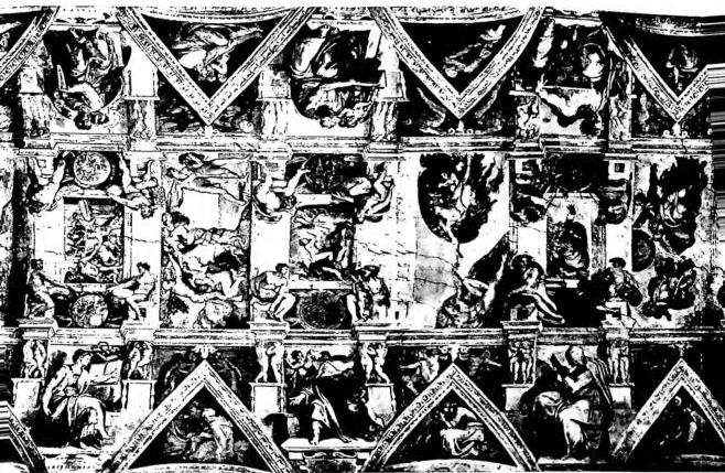 MICHELANGELO - Vault of the Sistine Chapel.