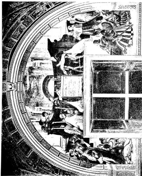 THE MASS OF BOLSENA. Fresco by Raphael in the Stanza di Eliodoro (1513-14).
