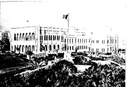In alto a sinistra: PALAZZO DEL GOVERNO. In alto a destra: MERCATO. In basso a sinistra: VEDUTA AEREA. In basso a destra: LA CATTEDRALE.