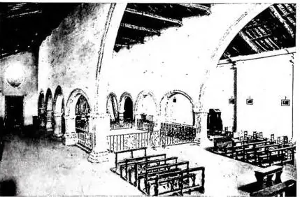 Above left: UPPER CHURCH, interior restored in the 13th cent. - S. Flaviano. Above right: FAÇADE AND SIDE (1262) - S. Flaviano. Below left: LOWER CHURCH begun in 1032, restored in the 14th cent. - S. Flaviano. Below right: PORTA S. LUCIA and entrance to the Collegio delle Benedettine.
