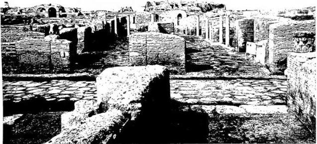 Above: CHRISTIAN BASILICA (4th cent.). Below: EAST SIDE OF THE CITY.