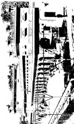 Above left: PANORAMA OF THE OLD CITY - Multan. Above right: RAILWAY STATION - Multan.