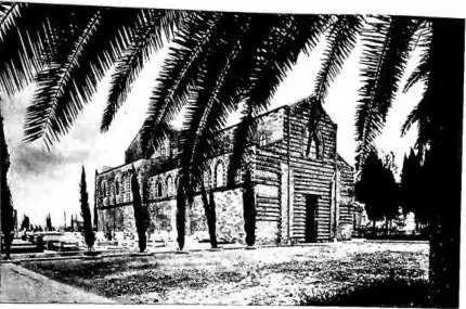 In alto a sinistra: CHIESA DEL VESPRO (sec. XII) - Palermo. In alto a destra: FIANCO E TRANSETTO DELLA CATTEDRALE (sec. XII e XV) - Palermo. In basso a sinistra: INTERNO DELLA CHIESA DI CASA PROFESSA. Affreschi di Filippo Randazzo (1743) e stucchi della scuola del Serpotta - Palermo. In basso a dest