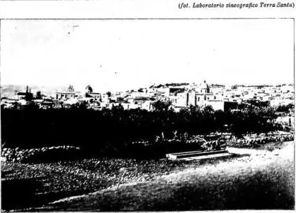 Above left: KIRIATH-JEARIM with the Sanctuary of the Virgin «Fœderia arca». Above right: PLAIN OF MAGDALA. Below left: PANORAMA OF THE MODERN TOWN OF CANA (Kefr Kennah). Below right: CARMELITE CONVENT FROM MOUNT CARMEL.