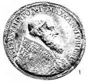 PORTRAITS OF THE POPES REPRODUCED ON MEDALS STRUCK DURING THE INDIVIDUAL PONTIFICATES. 1. Julius III; 2. Marcellus II; 3. Paul IV; 4. Pius IV; 5. Pius V; 6. Gregory XIII; 7. Sixtus V; 8. Urban VII; 9. Gregory XIV; 10. Innocent IX; 11. Clement VIII; 12. Leo XI - Medagliere Vaticano.