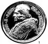 PORTRAITS OF THE POPES REPRODUCED ON MEDALS STRUCK DURING THE INDIVIDUAL PONTIFICATES. 1. Pius X; 2. Benedict XV; 3. Pius XI; 4. Pius XII. PAPAL MEDALS. 1. Paul II: recto and verso of the large medal of 1466 (unknown author); 2. Paul II, on the verso the tribune of St. Peter's (attributed to Cristof