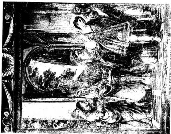 Left: FACADE OF S. MARIA DELLA PACE. Transformation of the ancient 15th-cent. front - Rome.