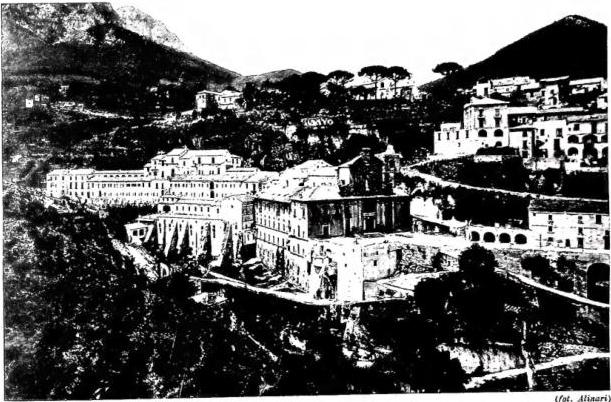 Above: PANORAMA OF THE ABBEY - Cava dei Tirreni.