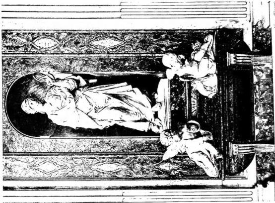 A sinistra: LA PRUDENZA, scultura di Agostino di Duccio (1461) - Perugia, chiesa di S. Bernardino. A destra: STATUA DELLA PRUDENZA sul monumento al card. Pietro Corsini. Opera di Agostino Cornacchini (sec. XVIII) - Roma, basilica di S. Giovanni in Laterano, cappella Corsini.