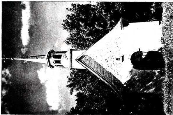 Left: STONE HOUSE AT VARENNES. Right: FACADE OF THE CHAPEL CALLED «DE PROCESSION», a station on the occasion of processions, built ca. 1735 - Neuville.
