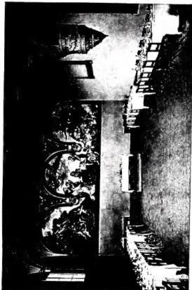 Above left: REFECTORY OF THE CERTOSA DI PAVIA (ca. 1450). On the left, the reading pulpit, work of the school of B. Briosco.
