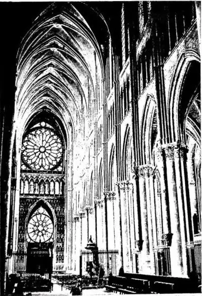 Die L. Reiss, Carl galipar, Parigi v. a., Iavr. 38 e 43 INTERIOR AND FACADE OF THE CATHEDRAL (1212-1310).