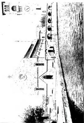 Above left: THE WAY OF THE CROSS on Mount Fileremo - Rhodes. Above right: THE CATHEDRAL, rebuilt on the forms of that destroyed in 1856 - Rhodes. Below left: SANCTUARY on Mount Fileremo - Rhodes. Below right: BASTION OF ST. GEORGE OR OF ALVERNIA (age of the Knights) - Rhodes.
