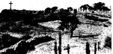Above left: THE WAY OF THE CROSS on Mount Fileremo - Rhodes. Above right: THE CATHEDRAL, rebuilt on the forms of that destroyed in 1856 - Rhodes. Below left: SANCTUARY on Mount Fileremo - Rhodes. Below right: BASTION OF ST. GEORGE OR OF ALVERNIA (age of the Knights) - Rhodes.