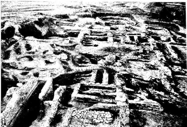 Above: OPEN-AIR CEMETERIAL AREA (2nd-4th cent.) - Rome, cemetery of Priscilla. Below: PAINTING OF THE BACK WALL OF THE CUBICULUM KNOWN AS OF THE COOPERS from the 4th cent. - Rome, cemetery of Priscilla.