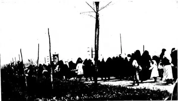 Above: PROCESSION OF CAMPIDANO (Oristano). Below: PROCESSION OF HOLY WEEK IN SEVILLE.