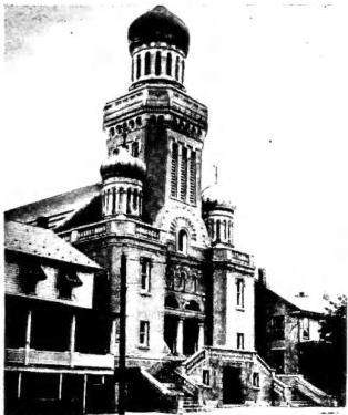Above left: PARISH CHURCH OF THE RUTHENIANS, dedicated to St. John the Baptist (1892-1910) -