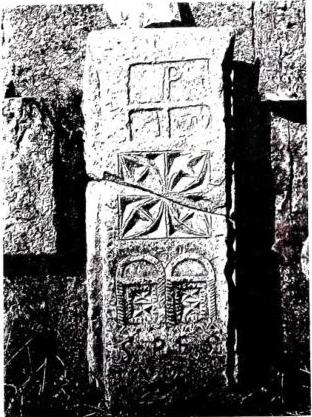 In basso a destra: EPITAFFIO DI SPES IN DEO, con croce monogrammatica con A e Ω - Tebessa, Basilica.