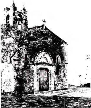 Above left: CHURCH OF S. MARIA DELLA CATENA. Work by M. de Carnelivari (late 15th cent.) - Palermo. Above right: CHURCH OF S. ANTONIO at Taormina (14th cent.). Below left: EXTERIOR OF THE CHURCH OF S. PIETRO (17th cent., with bell tower of the 18th cent.) - Acireale. Below right: INTERIOR OF THE CHURCH OF S. CATALDO at Palermo (12th cent., restored in 1884).