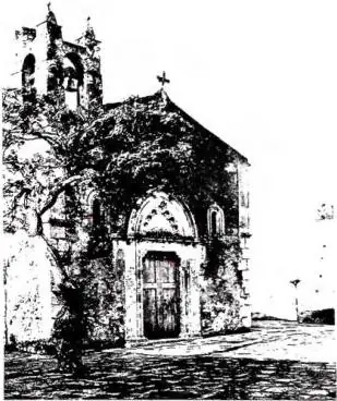 Above left: CHURCH OF S. MARIA DELLA CATENA. Work by M. de Carnelivari (late 15th cent.) - Palermo. Above right: CHURCH OF S. ANTONIO at Taormina (14th cent.). Below left: EXTERIOR OF THE CHURCH OF S. PIETRO (17th cent., with bell tower of the 18th cent.) - Acireale. Below right: INTERIOR OF THE CHU
