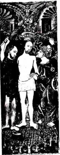 FLAGELLATION, CRUCIFIXION, JESUS MOCKED. Triptych in painted enamel. Workshop of Nardon Pénicaud (16th cent.) - Vatican Library, Museo sacro.