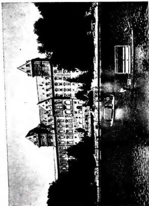 Above left: SIDE OF THE CATHEDRAL (1405-56), BAPTISTERY (13th cent.) AND BELL TOWER (1329-1492) - Chieri. Above right: THE CASTLE OF VALENTINO seen from the Po, built in 1633-38 on a project by Carlo di Castellamonte - Turin. Below left: FACADE OF PALAZZO CARIGNANO, work by G. Guarini (17th cent.) - Turin. Below right: FACADE OF THE CHURCH OF S. FILIPPO NERI, begun in 1675 on a design by A. Bettini, completed in 1772 on a design by F. Juvara: the pronaos is from 1835 - Turin.