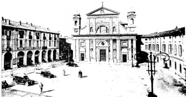 In alto: FACCIATA DELLA CATTEDRALE, rifatta da N. Bruni (1879-80) - Tortona. In basso: SANTUARIO DELLA MADONNA DELLA GUARDIA - Tortona.